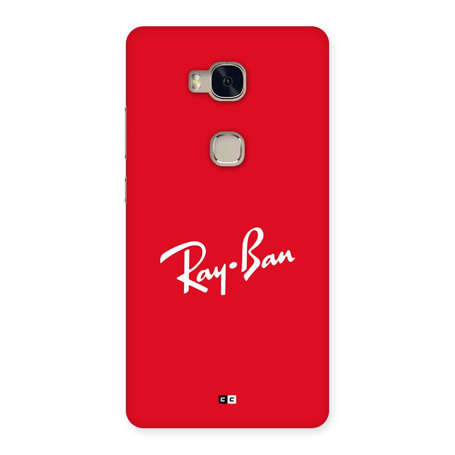 Luxury Red Back Case for Honor 5X