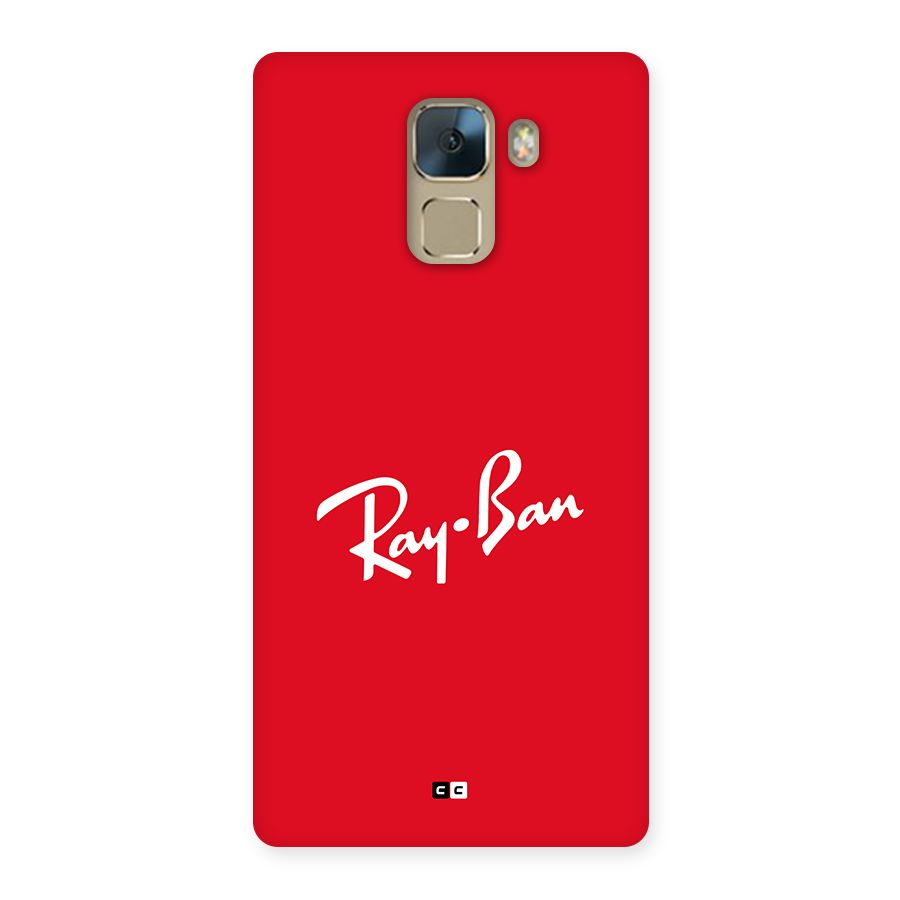 Luxury Red Back Case for Honor 7