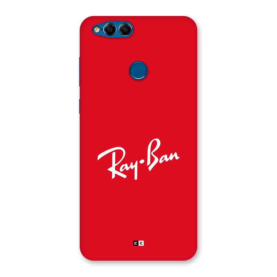 Luxury Red Back Case for Honor 7X
