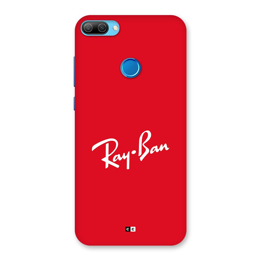 Luxury Red Back Case for Honor 9N
