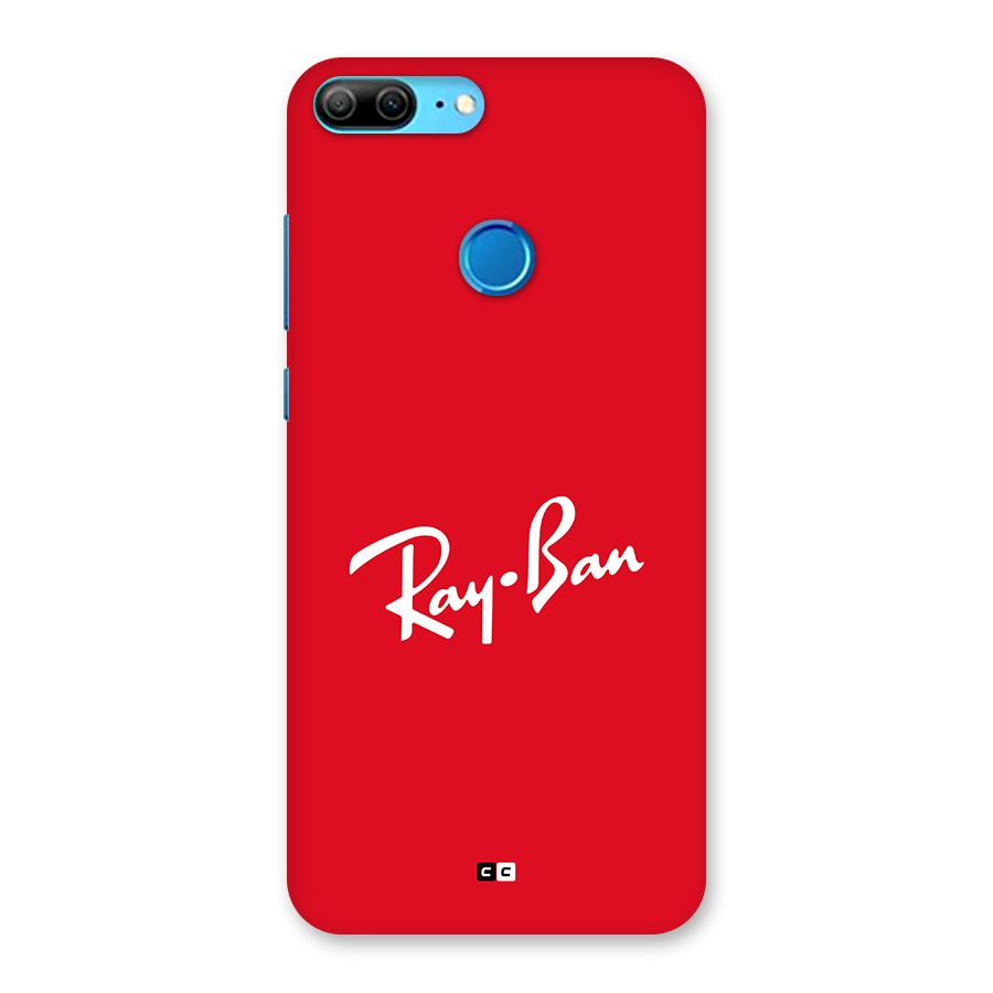 Luxury Red Back Case for Honor 9 Lite
