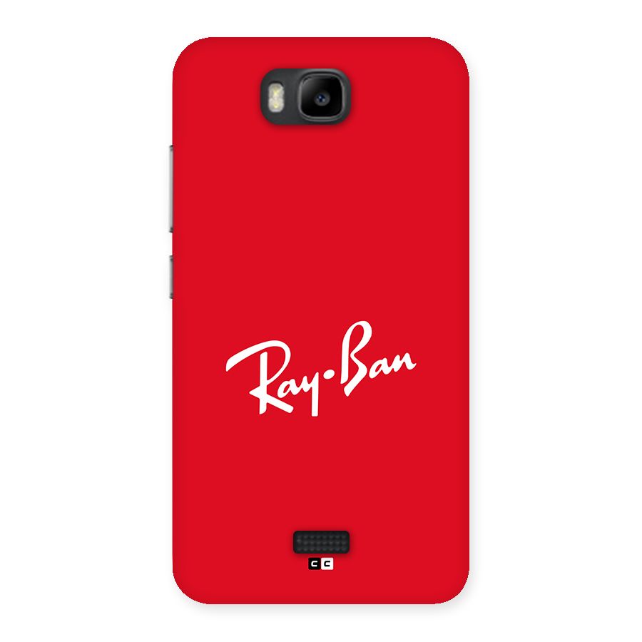 Luxury Red Back Case for Honor Bee