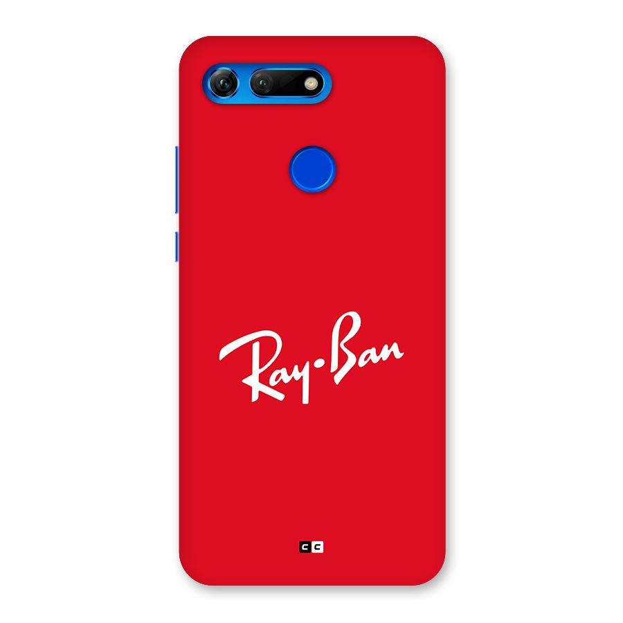 Luxury Red Back Case for Honor View 20