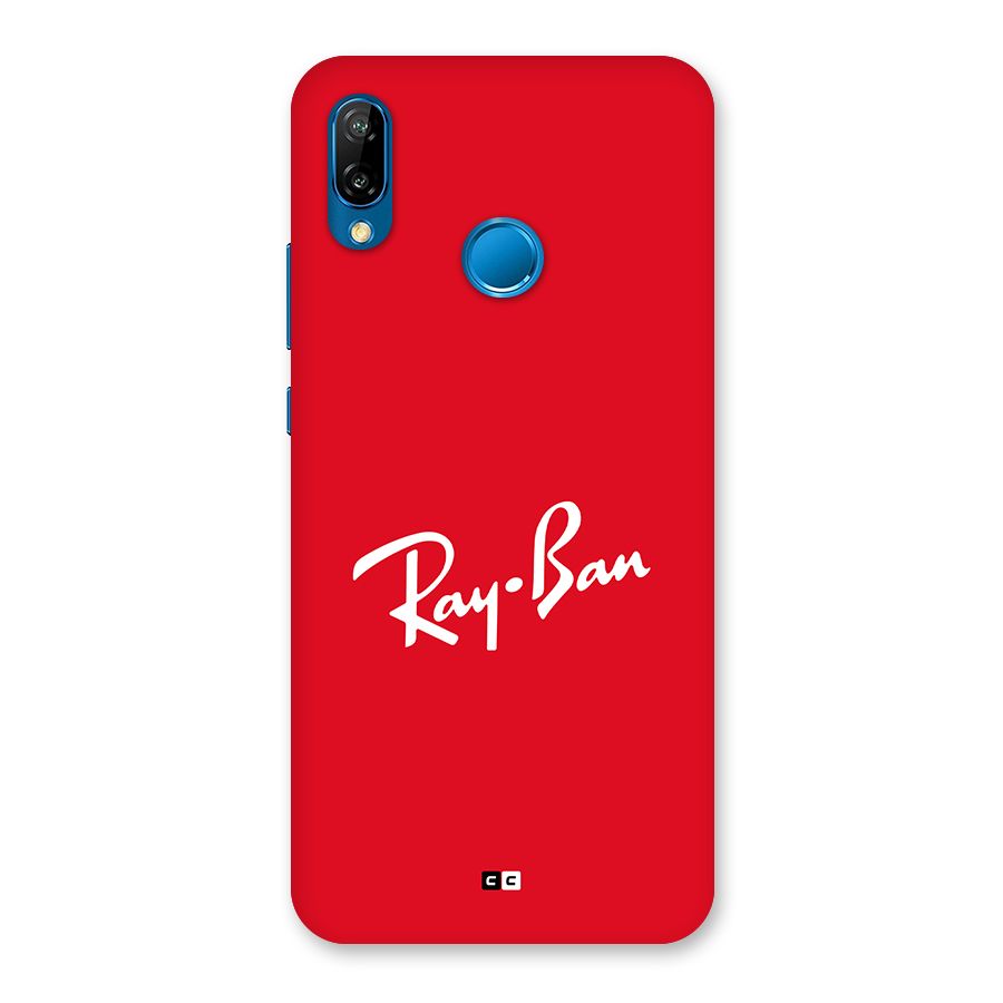 Luxury Red Back Case for Huawei P20 Lite