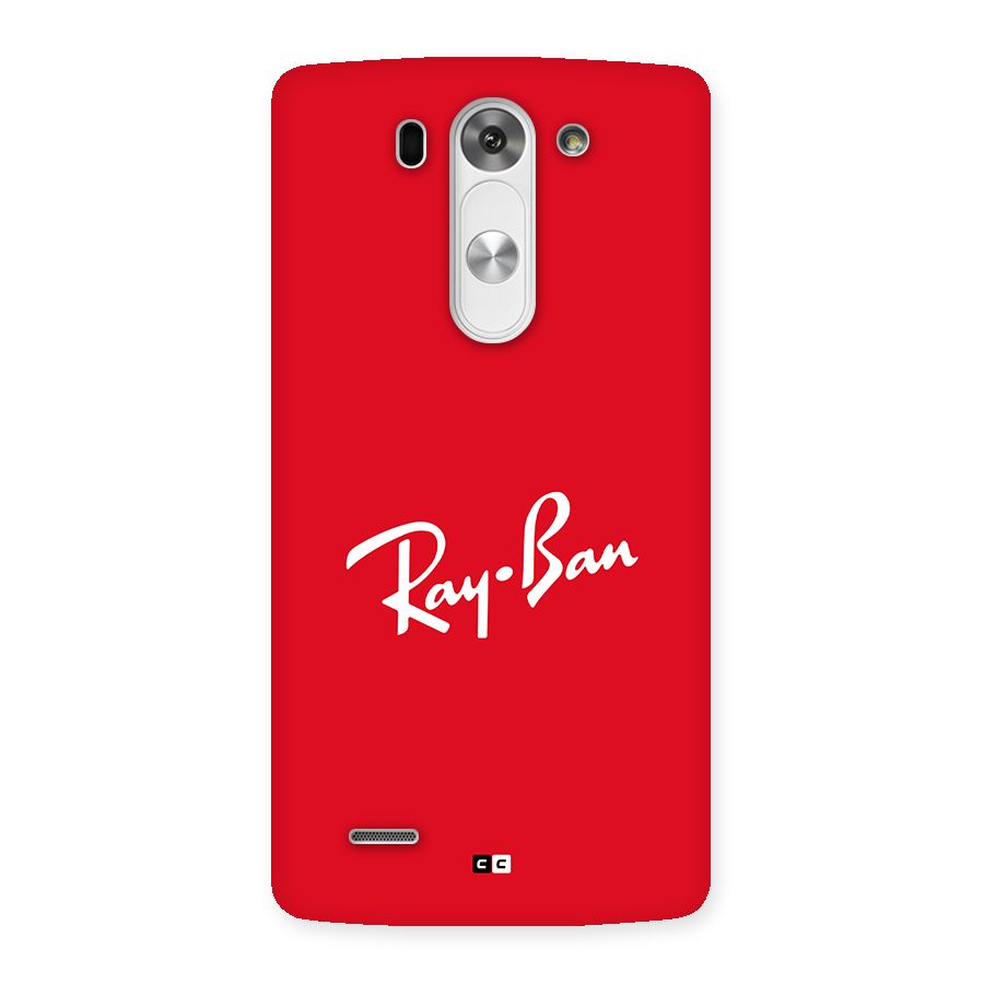 Luxury Red Back Case for LG G3 Beat