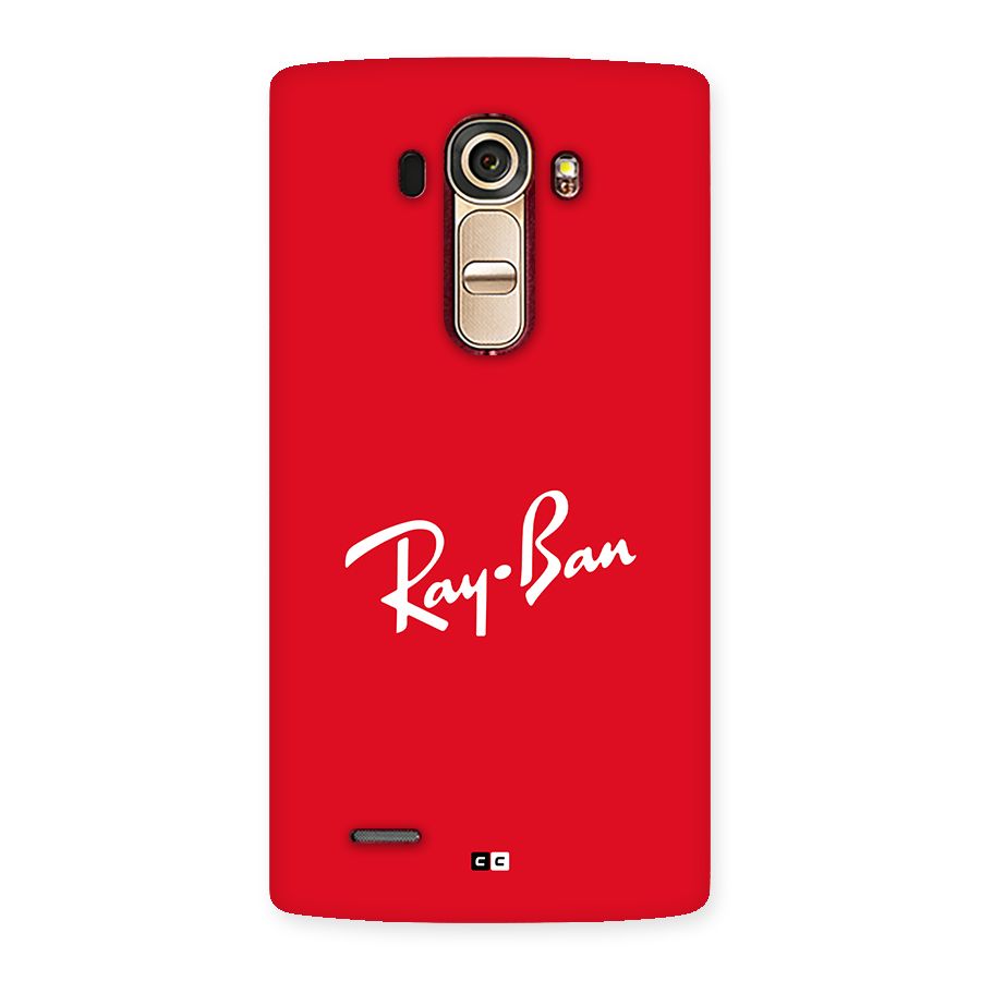 Luxury Red Back Case for LG G4