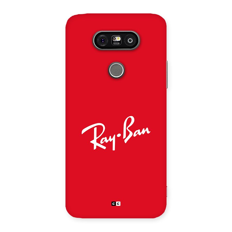 Luxury Red Back Case for LG G5