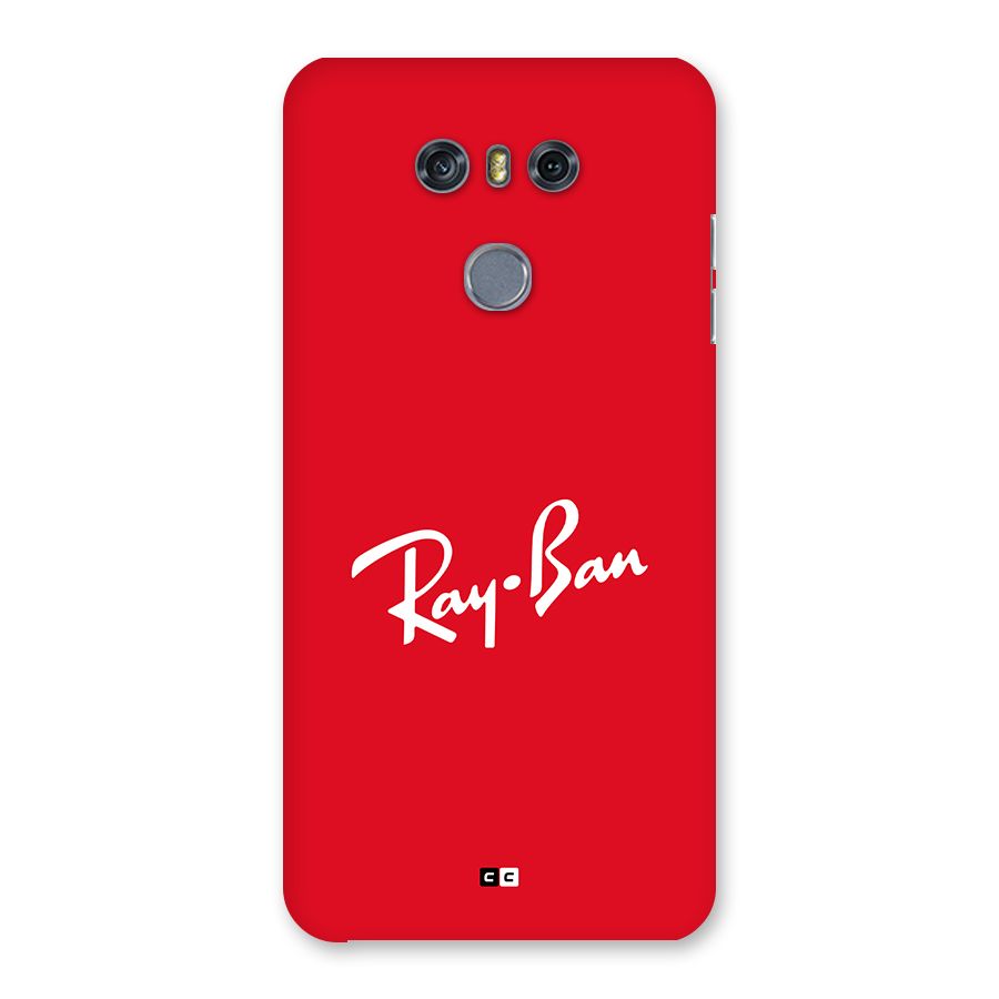 Luxury Red Back Case for LG G6