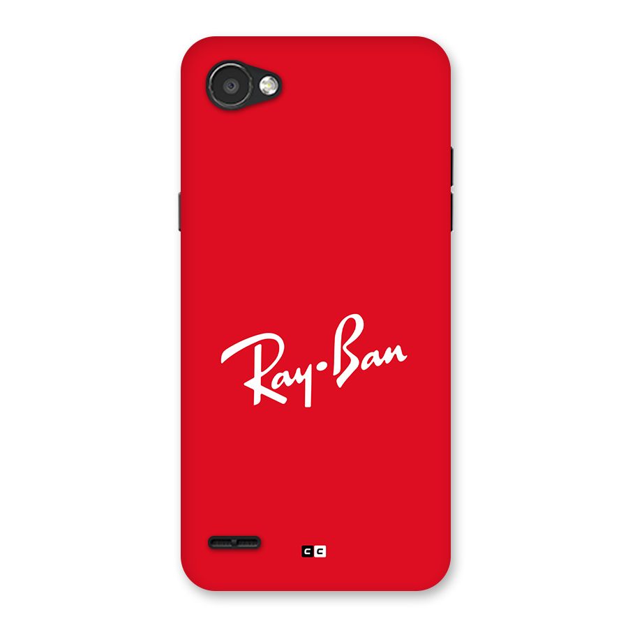 Luxury Red Back Case for LG Q6