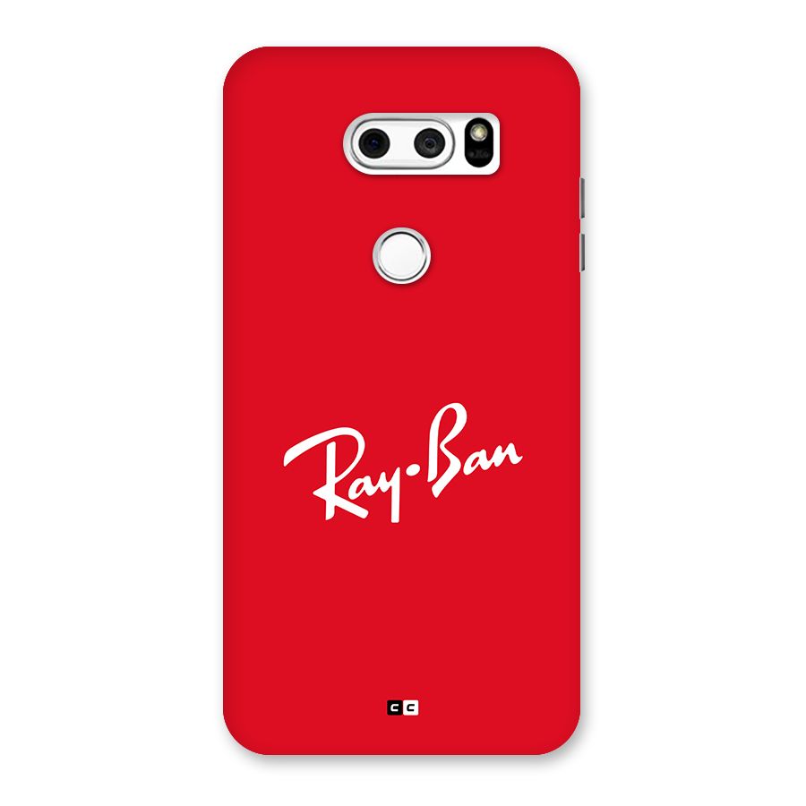 Luxury Red Back Case for LG V30
