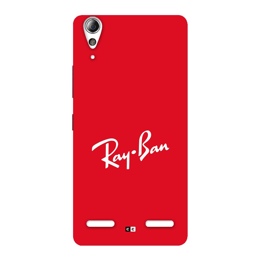 Luxury Red Back Case for Lenovo A6000 Plus