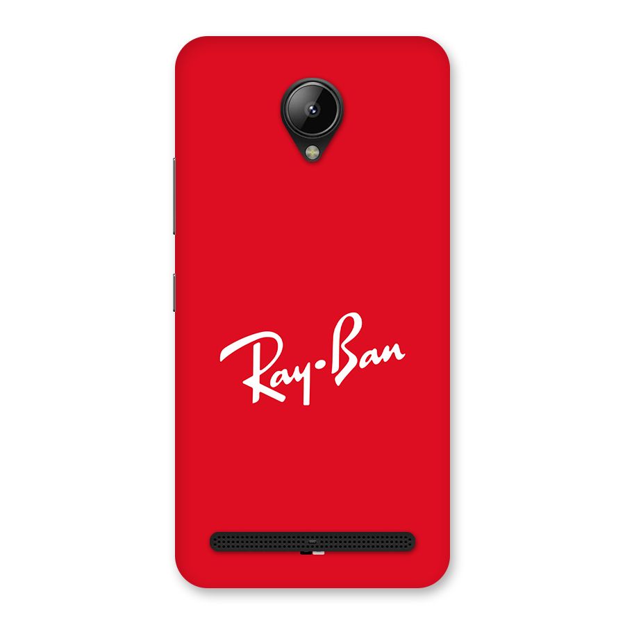 Luxury Red Back Case for Lenovo C2