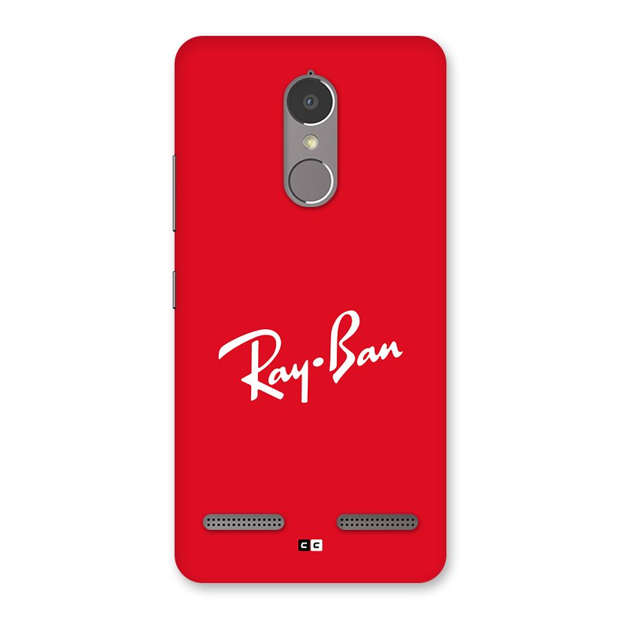 Luxury Red Back Case for Lenovo K6