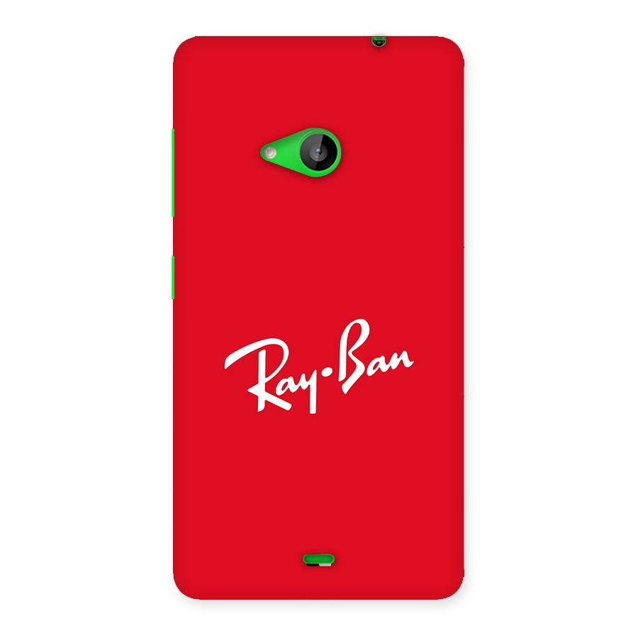 Luxury Red Back Case for Lumia 535