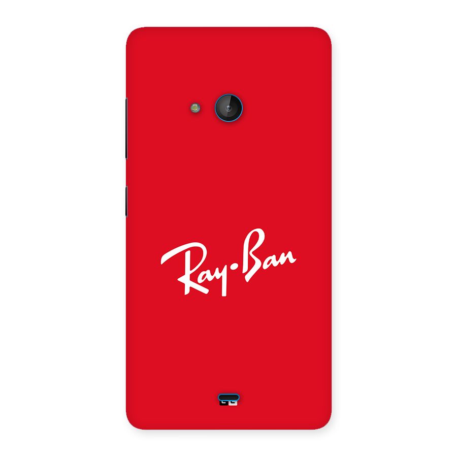 Luxury Red Back Case for Lumia 540