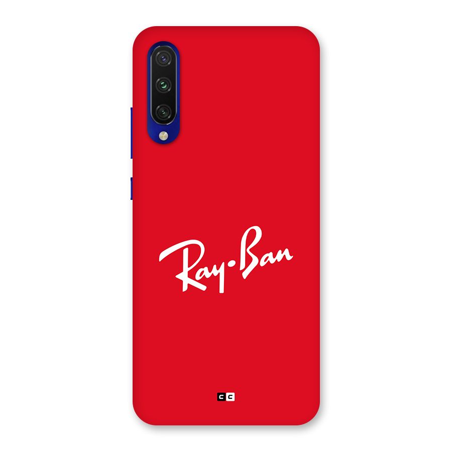 Luxury Red Back Case for Mi A3