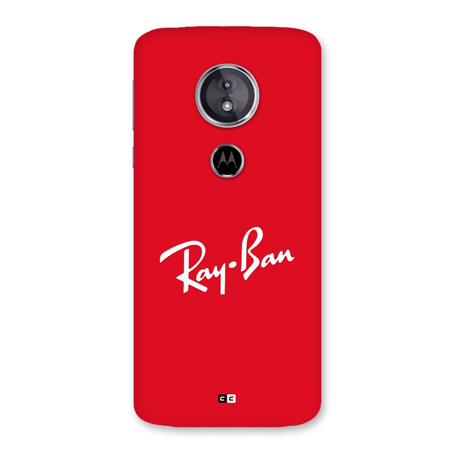Luxury Red Back Case for Moto E5