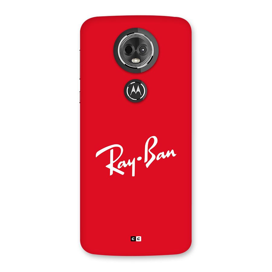 Luxury Red Back Case for Moto E5 Plus