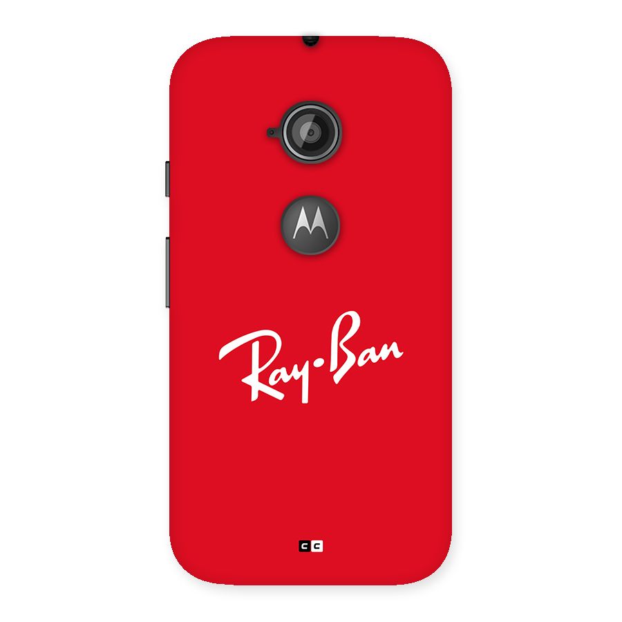 Luxury Red Back Case for Moto E 2nd Gen