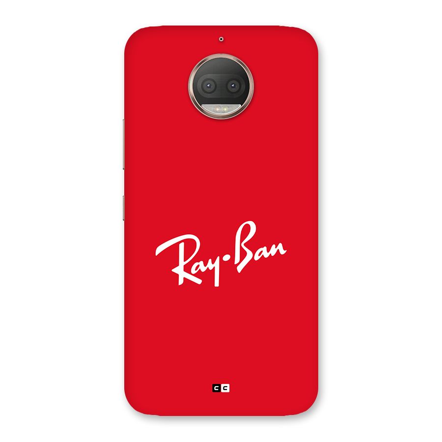 Luxury Red Back Case for Moto G5s Plus