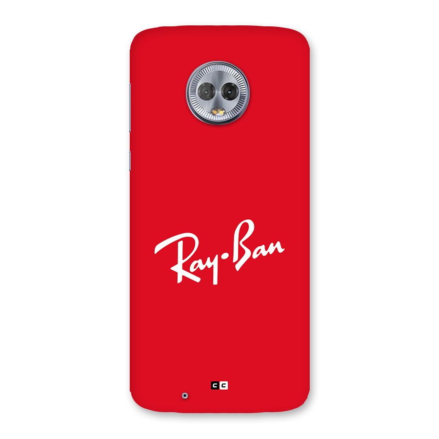 Luxury Red Back Case for Moto G6