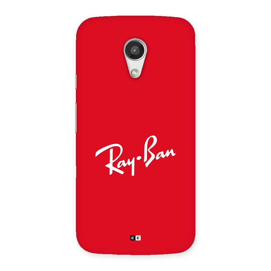 Luxury Red Back Case for Moto G 2nd Gen