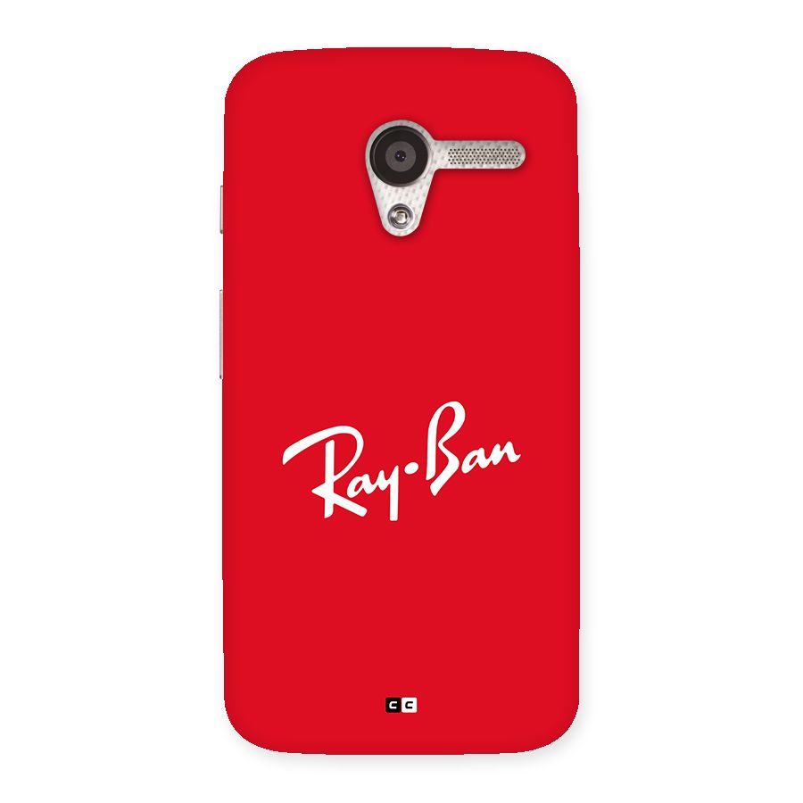 Luxury Red Back Case for Moto X