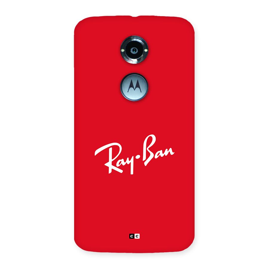 Luxury Red Back Case for Moto X2