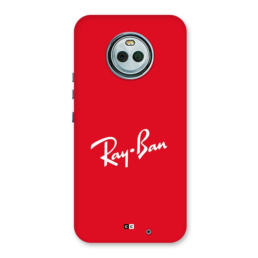 Luxury Red Back Case for Moto X4