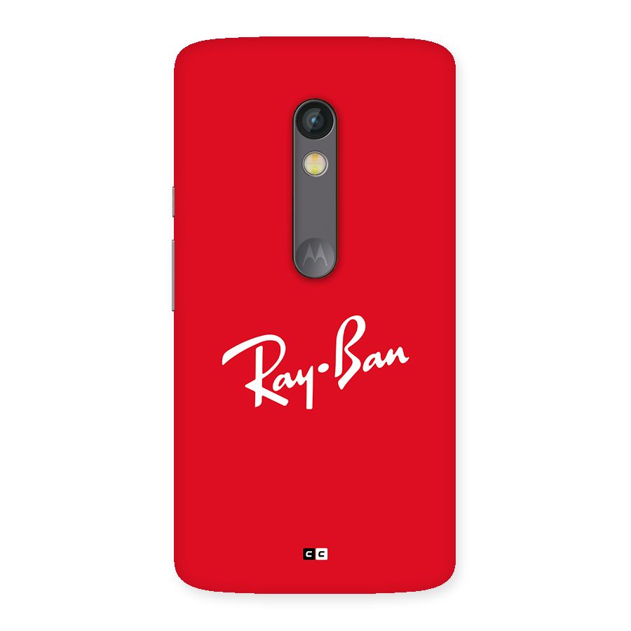Luxury Red Back Case for Moto X Play
