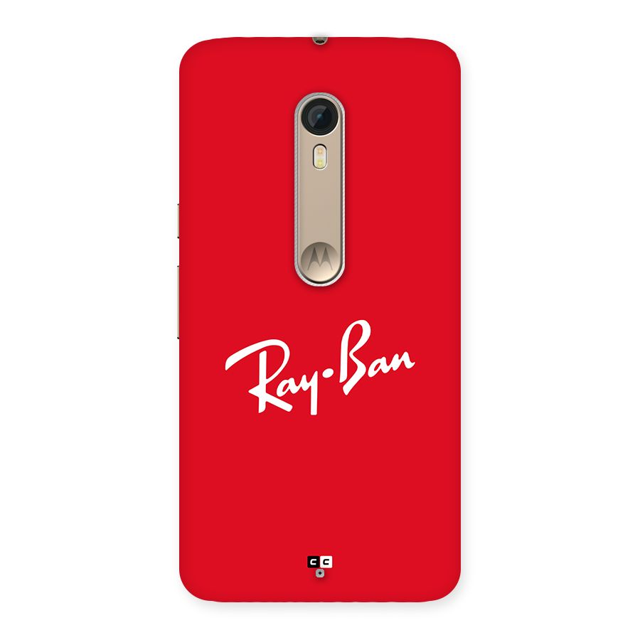 Luxury Red Back Case for Moto X Style