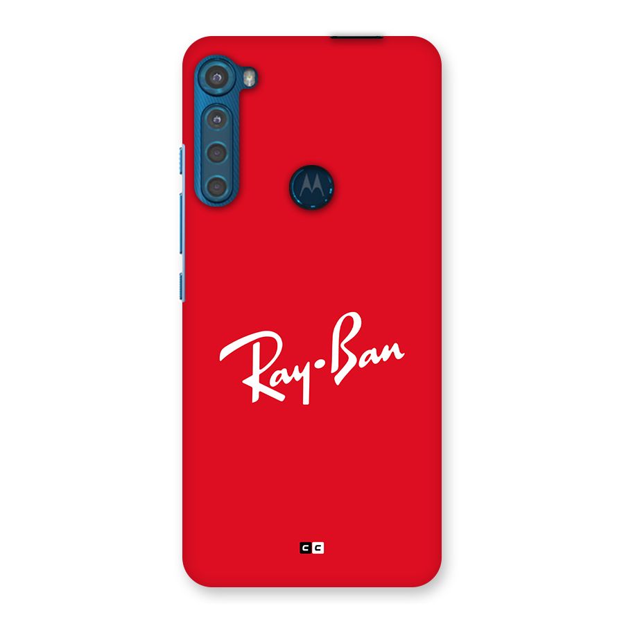 Luxury Red Back Case for Motorola One Fusion Plus