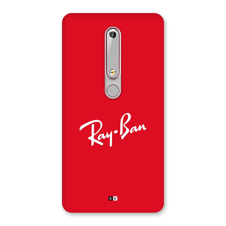 Luxury Red Back Case for Nokia 6.1