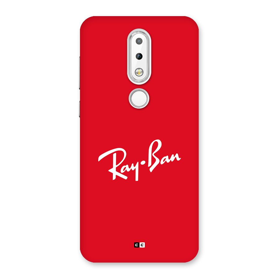 Luxury Red Back Case for Nokia 6.1 Plus