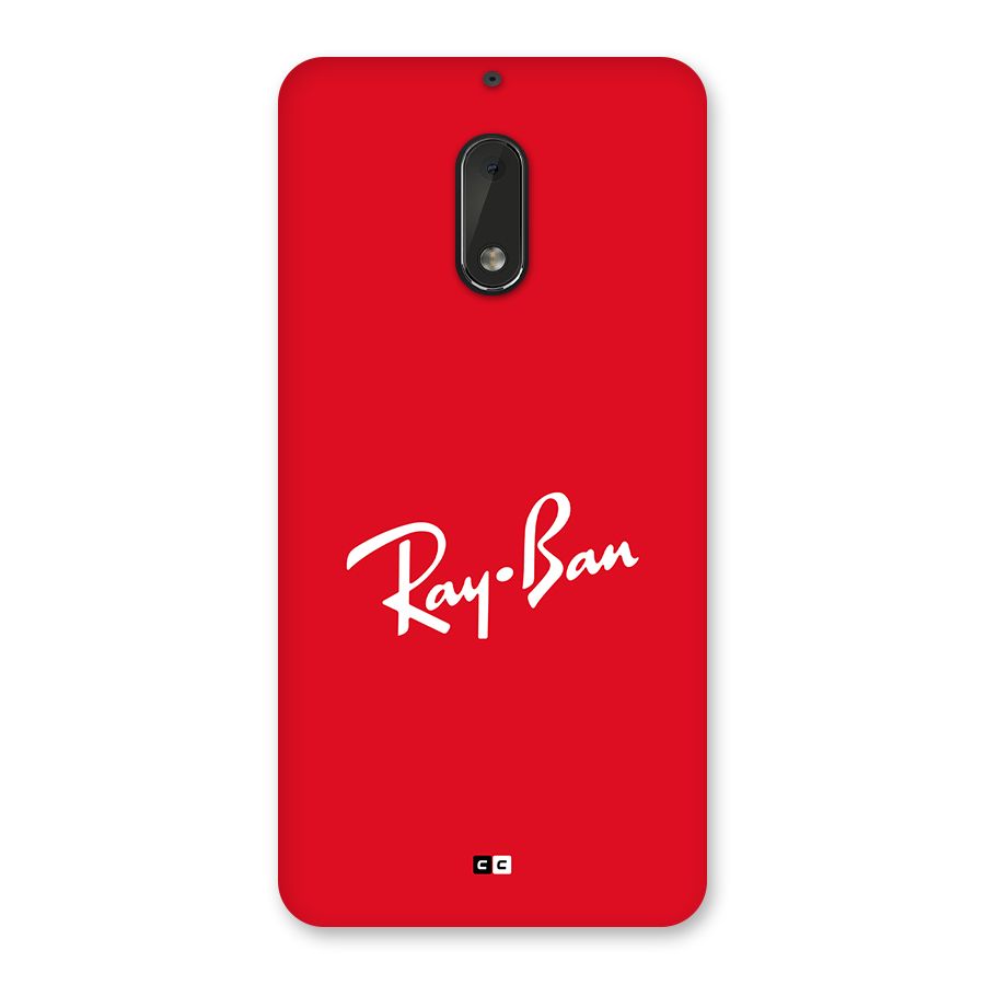 Luxury Red Back Case for Nokia 6