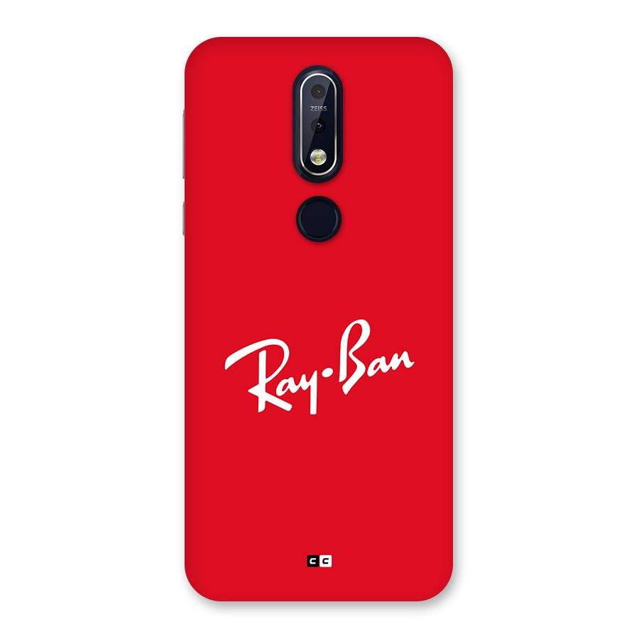 Luxury Red Back Case for Nokia 7.1