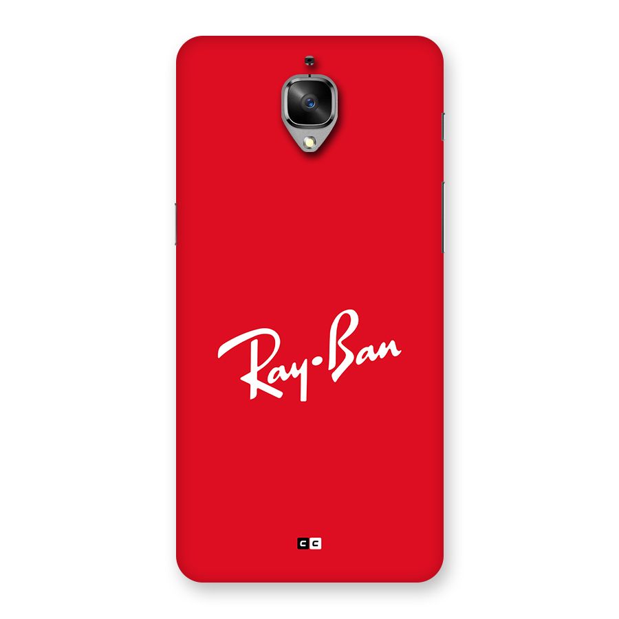 Luxury Red Back Case for OnePlus 3