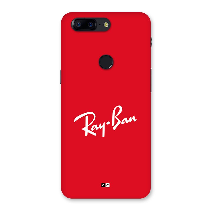 Luxury Red Back Case for OnePlus 5T
