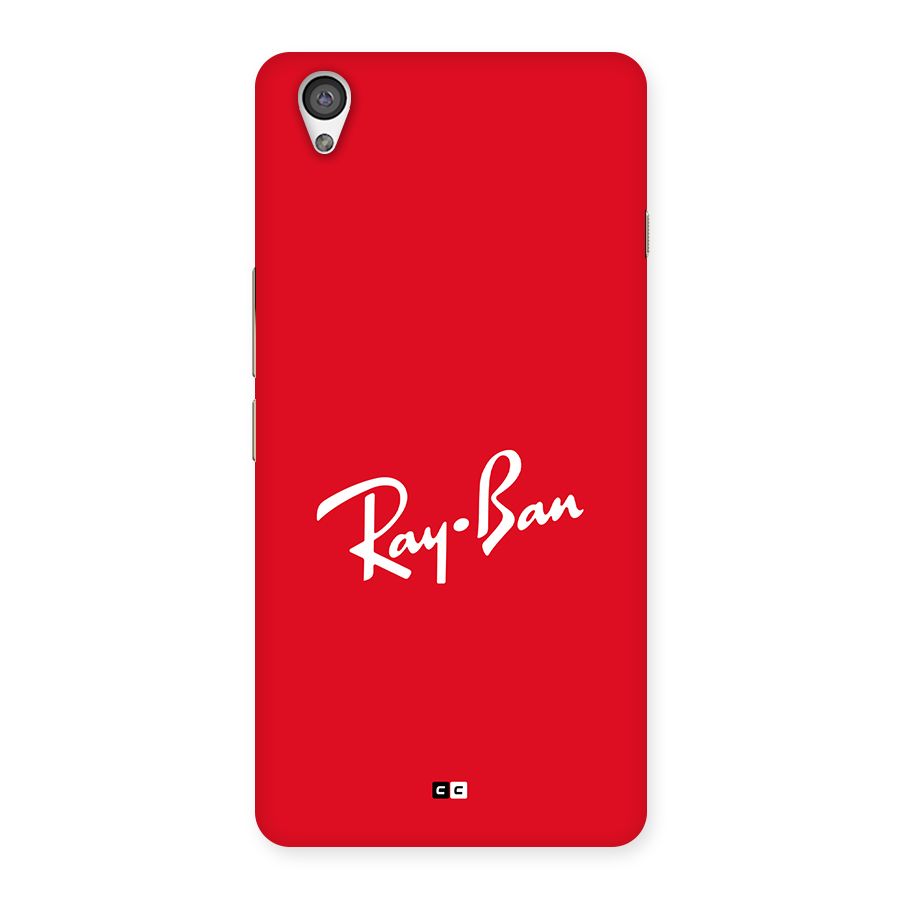 Luxury Red Back Case for OnePlus X