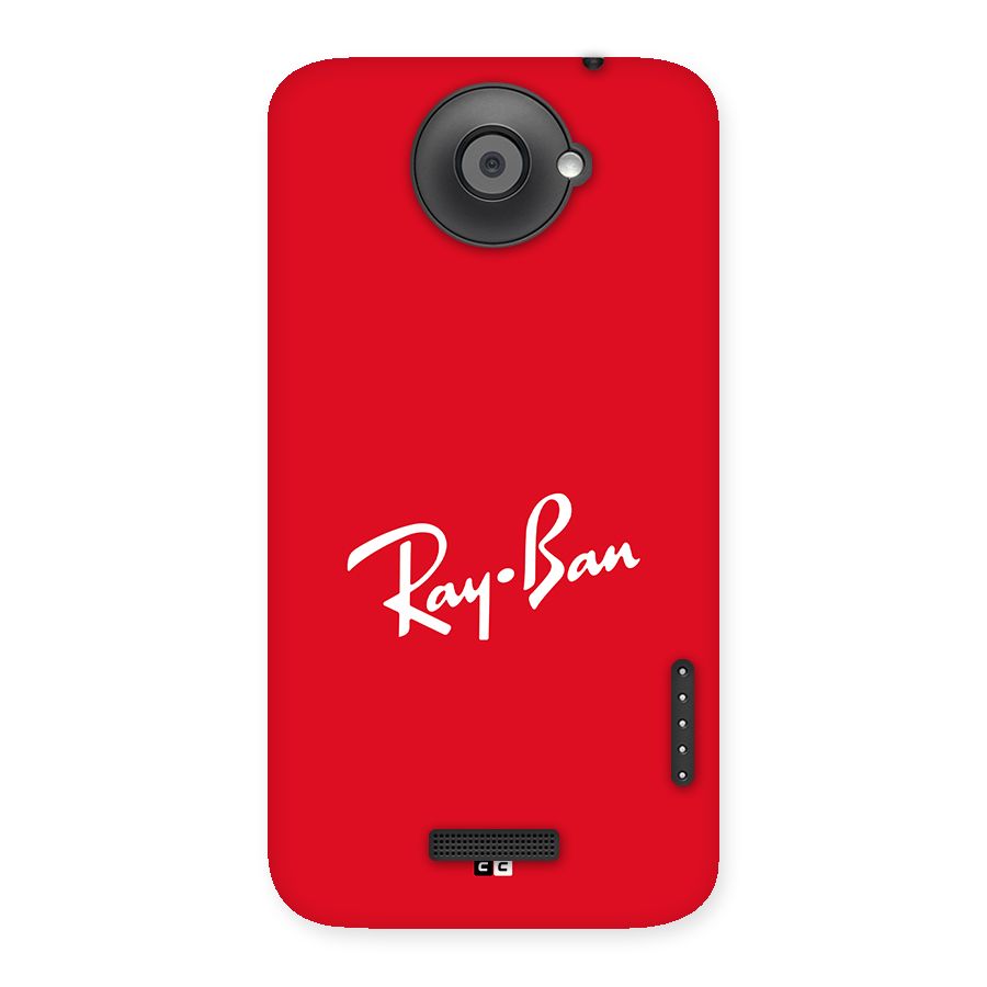 Luxury Red Back Case for One X