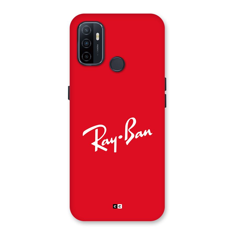 Luxury Red Back Case for Oppo A32