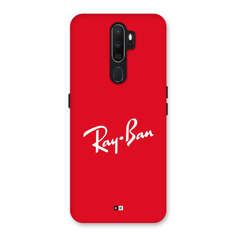 Luxury Red Back Case for Oppo A5 (2020)