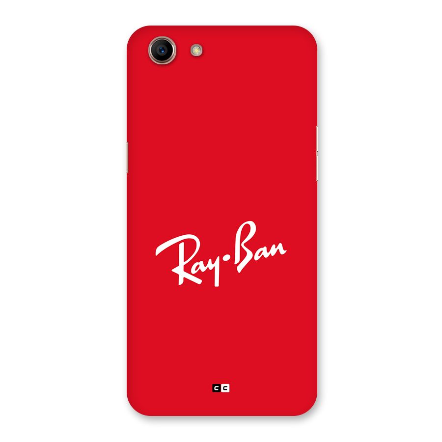 Luxury Red Back Case for Oppo A83 (2018)