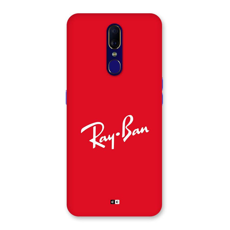 Luxury Red Back Case for Oppo A9