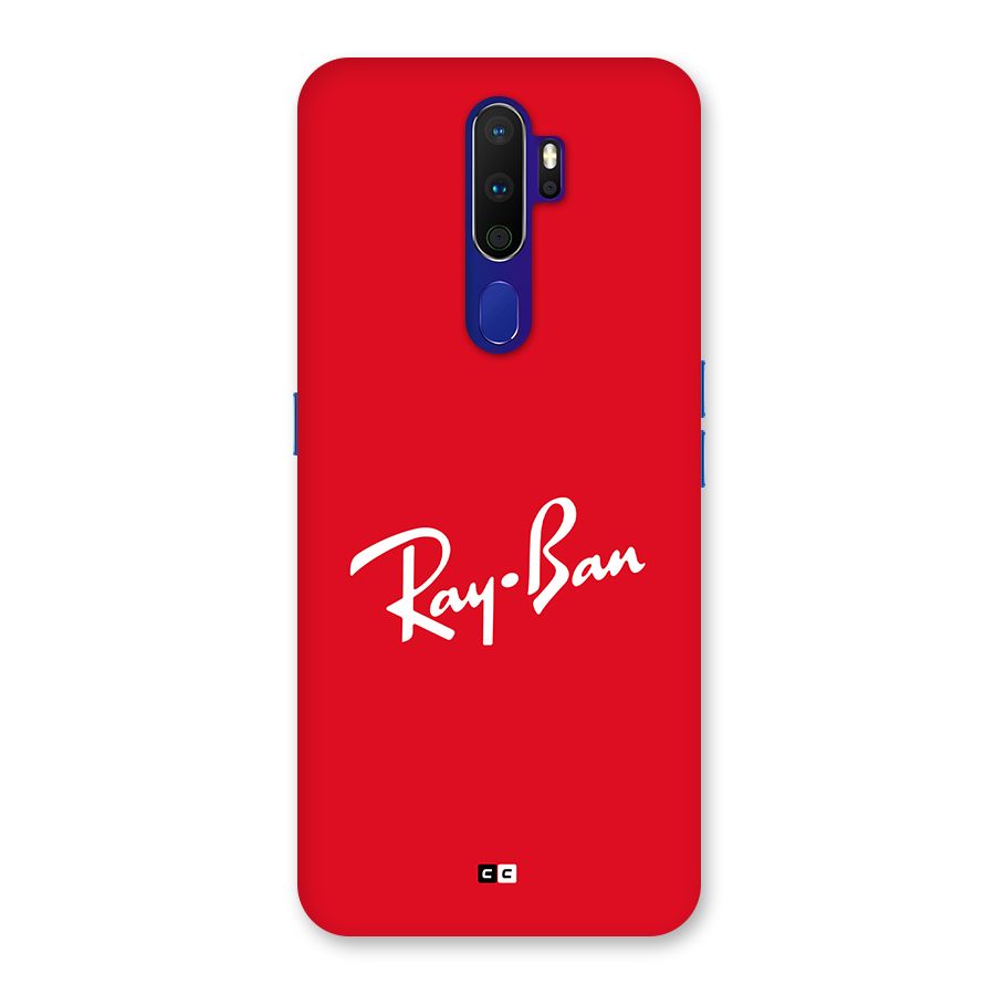 Luxury Red Back Case for Oppo A9 (2020)