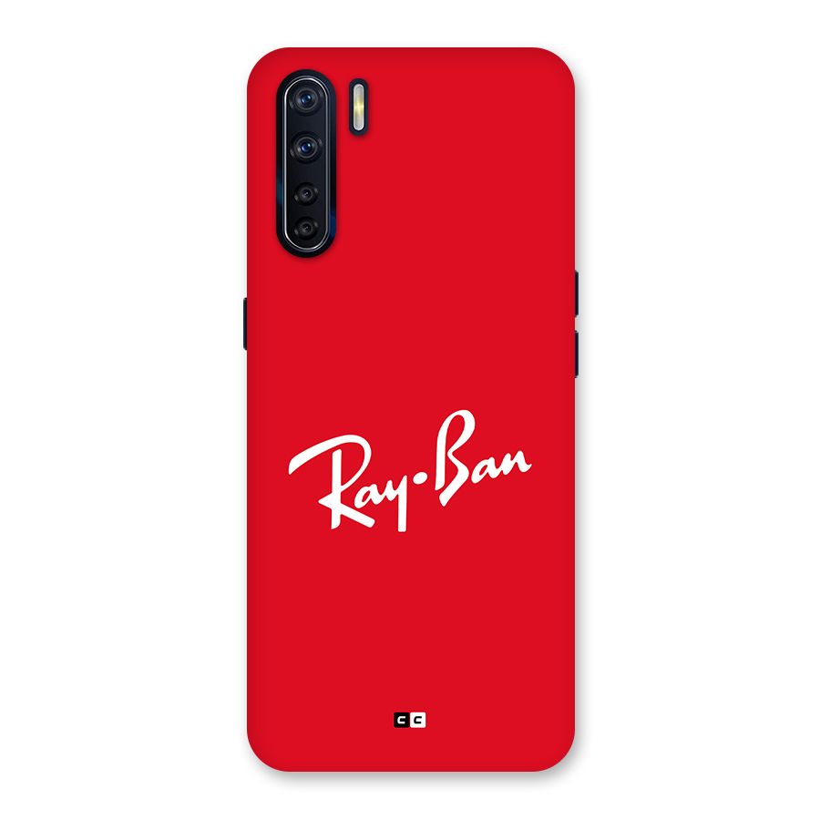 Luxury Red Back Case for Oppo F15