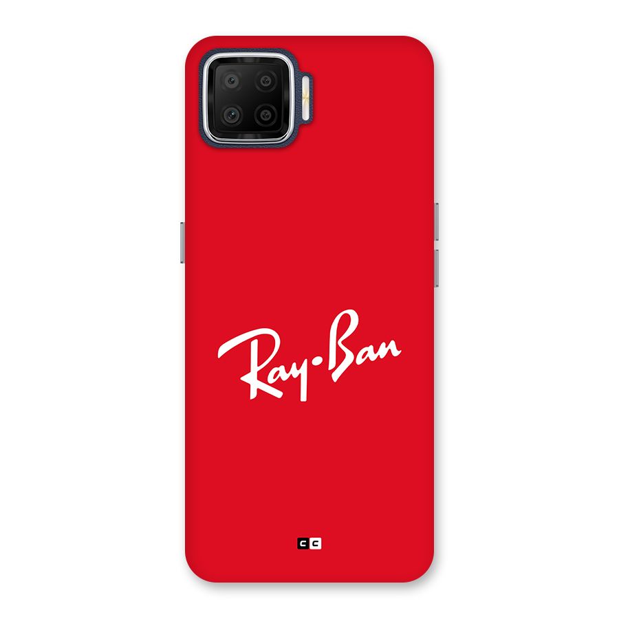 Luxury Red Back Case for Oppo F17