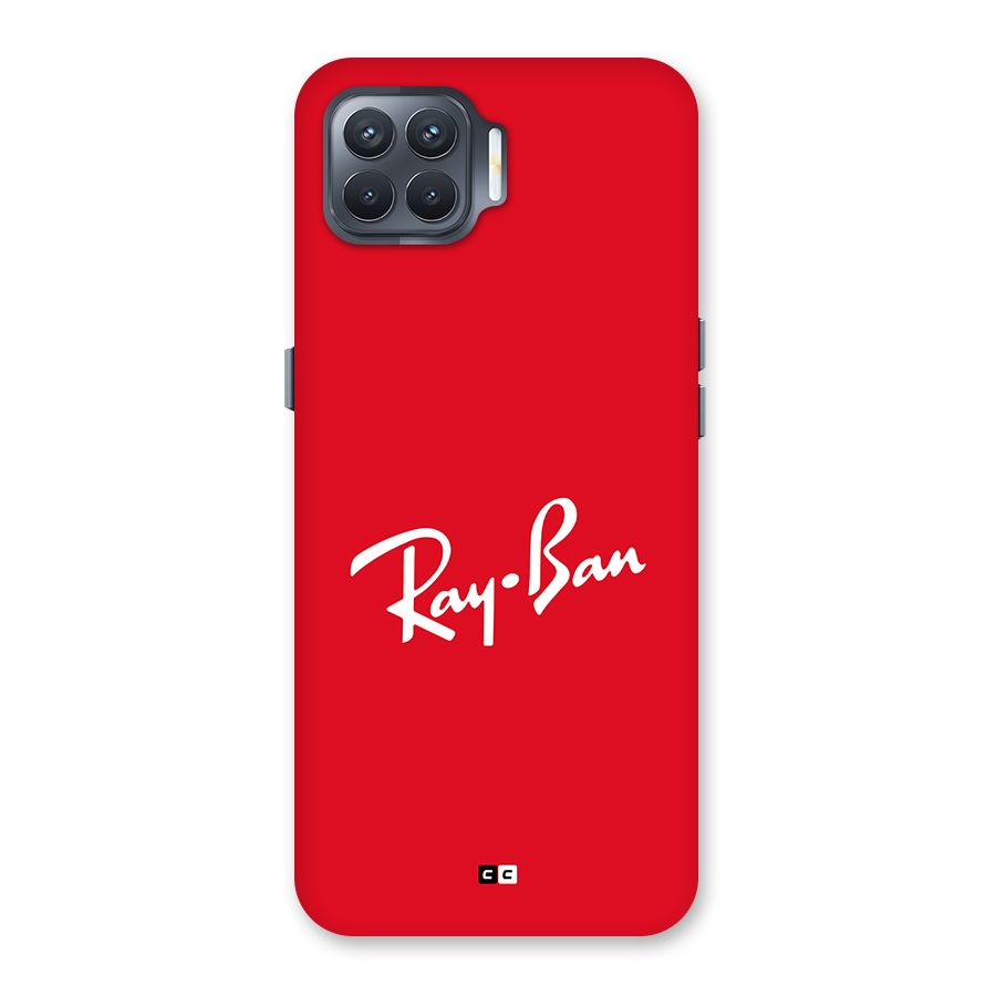 Luxury Red Back Case for Oppo F17 Pro