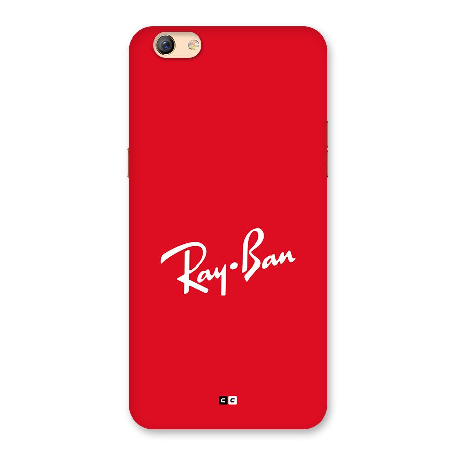 Luxury Red Back Case for Oppo F3 Plus