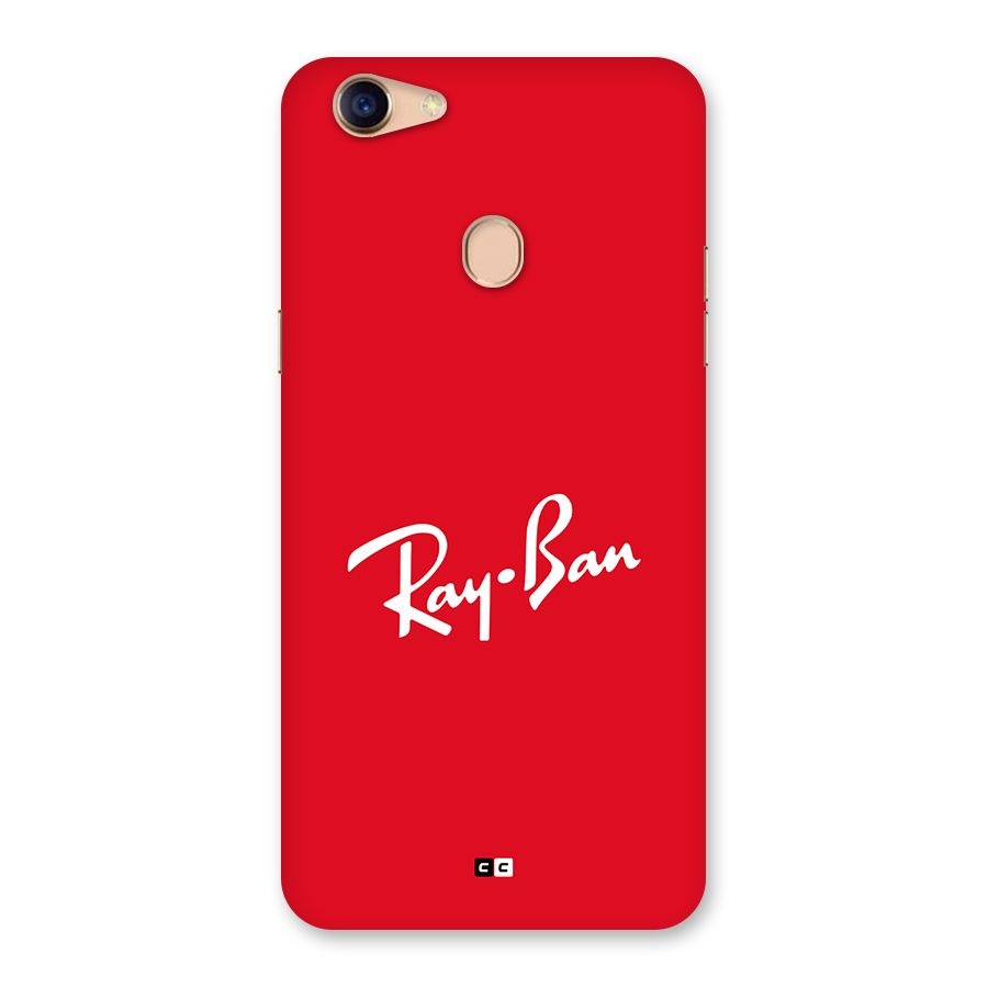 Luxury Red Back Case for Oppo F5